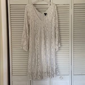 Torrid white lace dress
